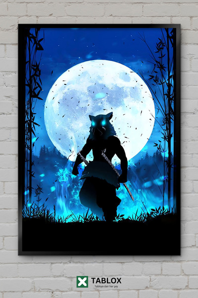 tablomaxtbx Hashibira Inosuke Kimetsu No Yaiba anime manga lik okvir izgleda ...