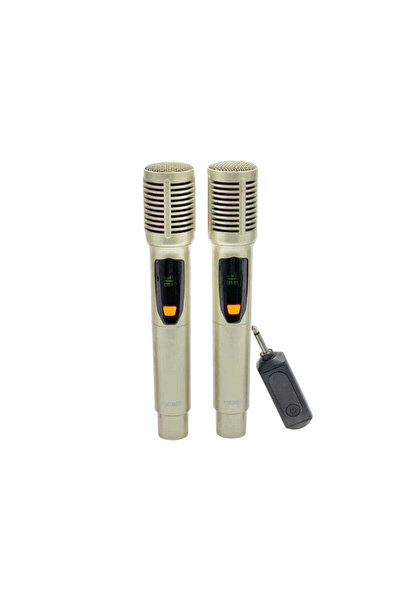 KİMİSO Σετ 2 ασύρματα μικρόφωνα - KMS-903MC - 509038 - Gold