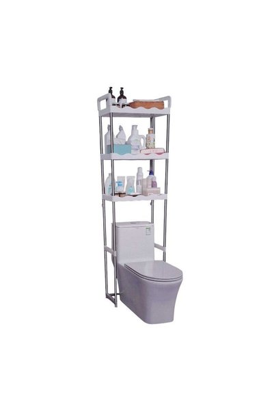 Tradesor Επιδαπέδια ραφιέρα μπάνιου Inox - 104-3 - 521894
