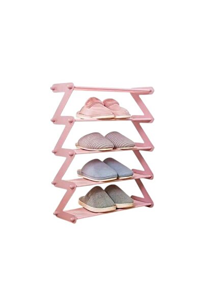 Tradesor Ραφιέρα παπουτσιών 5 επιπέδων - YH8802-5 - 522466 - Pink