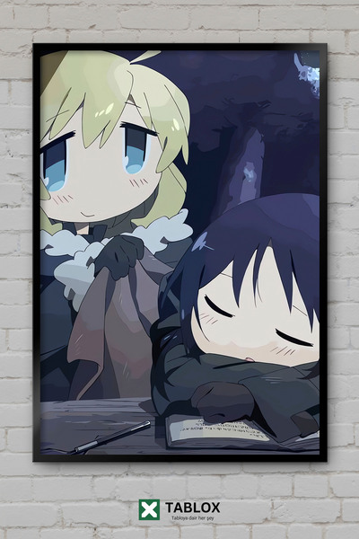 tablomaxtbx Girls Last Tour Anime Manga Αφίσα με Πλαίσιο Διακοσμητικό Πίνακα ...