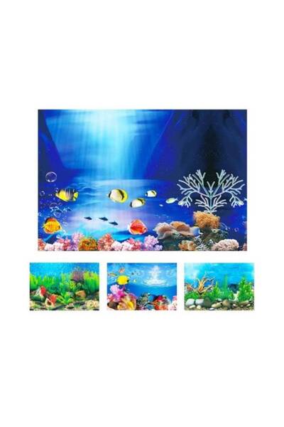 OEM Φόντο Ενυδρείου 117 x 51.5cm Διάφορα Σχέδια - Aquarium Background Designs