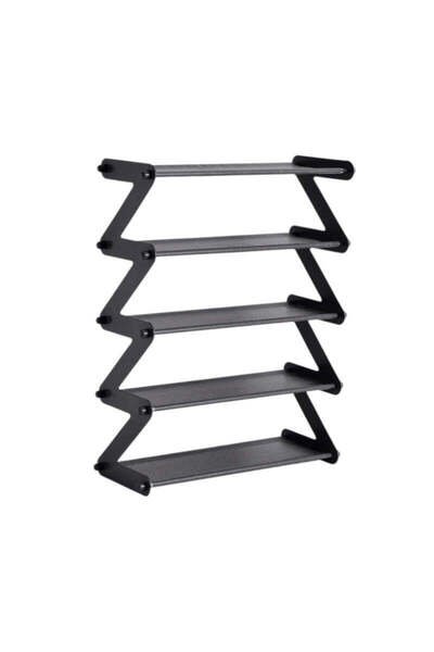 Tradesor Ραφιέρα παπουτσιών 5 επιπέδων - YH8802-5 - 522466 - Black
