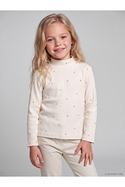 LC Waikiki Esvab • Modern & Distinctive T-Shirt with Embroidered Stand Collar...