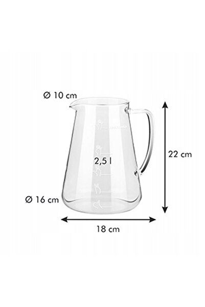 TESCOMA halbă de bere myBEER, 2,5 l din sticlă borosilicată