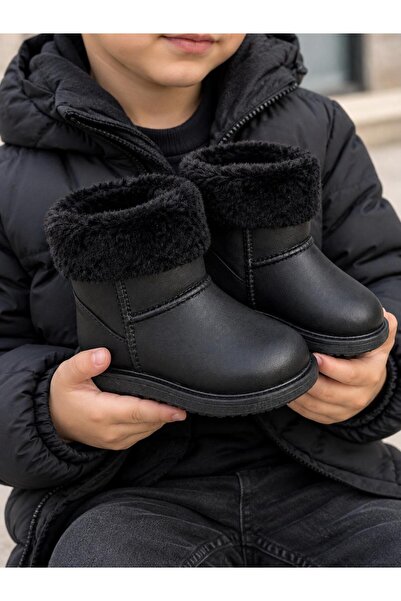 GKT SHOES أحذية كوكو المقاومة للماء والمضادة للانزلاق مع فرو داخلي مقاومة للب...