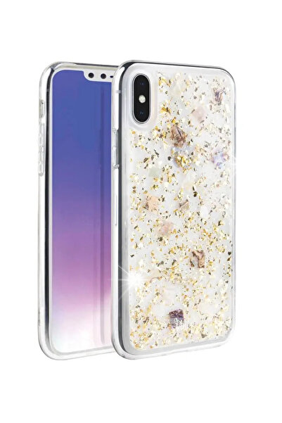 uniq Husă pentru iPhone XS Max Lumence Transparentă Auriu/Șampanie