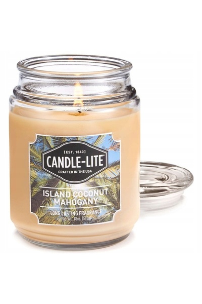 Candle-Lite Lumânare parfumată cu ceară vegetală, COCOS