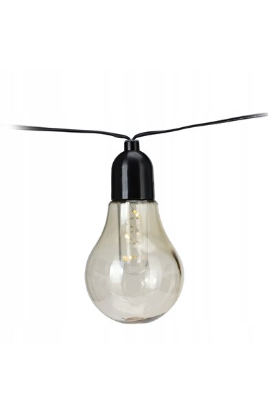 NO BRAND Ghirlandă luminoasă LED pentru grădină, 7,5m, 10 becuri, 230V, becur...