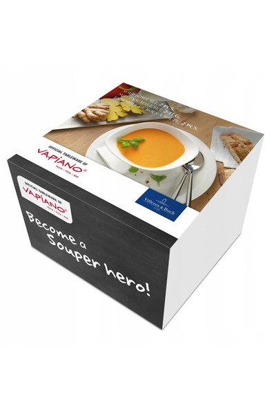 like. by Villeroy & Boch Villeroy set complet de 2 farfurii de supă, farfurie...