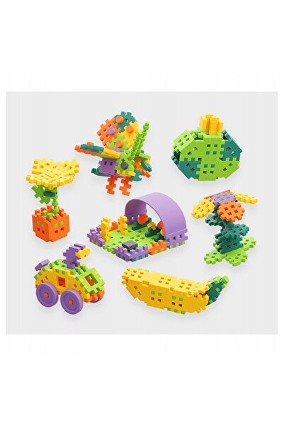 Marioinex SET MINI WAFFLE CUBURI DE CONSTRUCȚIE BOTANIK 200 ELEMENTE