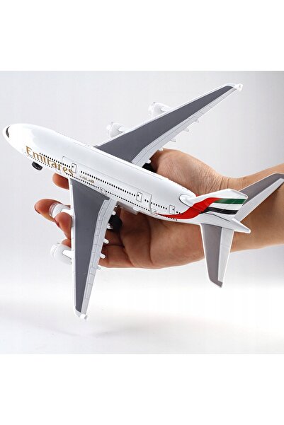Pan i Pani Gadżet MODEL METALIC AVION DE PASAGERI BOEING 787 EMIRATES, MĂRIME...