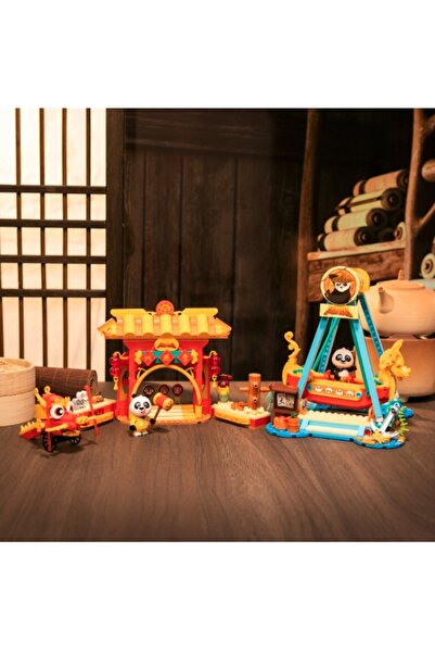 Pantasy Set de construcție KUNG FU PANDA Croazieră cu navă pirat pentru copii...