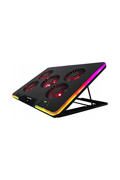 Emavo Suport de răcire pentru laptop, LED RGB, reglabil, mare, 12-17 inch
