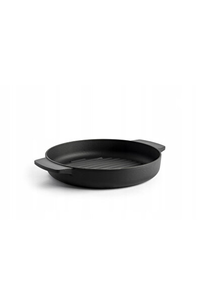 Kitchenaid Tigaie grill 26cm din fontă antiaderentă, pentru inducție și gaz