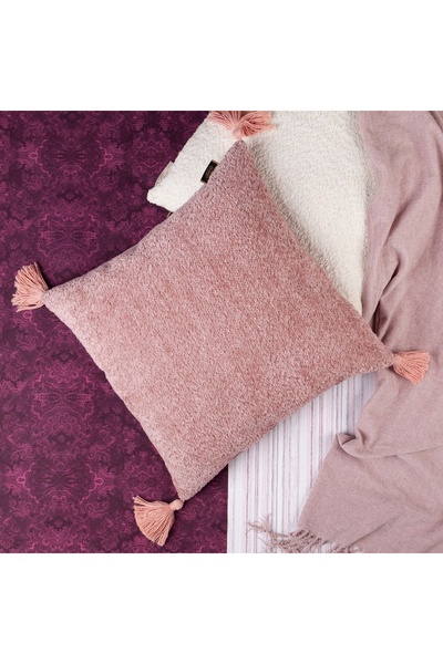 Eurofirany AVINION2 față de pernă cu trandafiri 45x45 cm decorativă pentru pe...