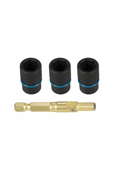 Makita NASADKA 9.6*61MM CU MÂNER INTERȘANZABIL HEXAGONAL DE 1/4 ", 3 BUCĂȚI M...