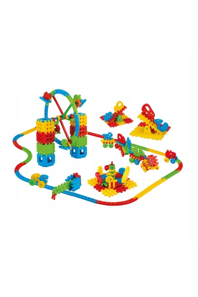 Marioinex BLOCURI Napolitane Mari 246 ELEMENTE CARTON HAPPY TOWN 1