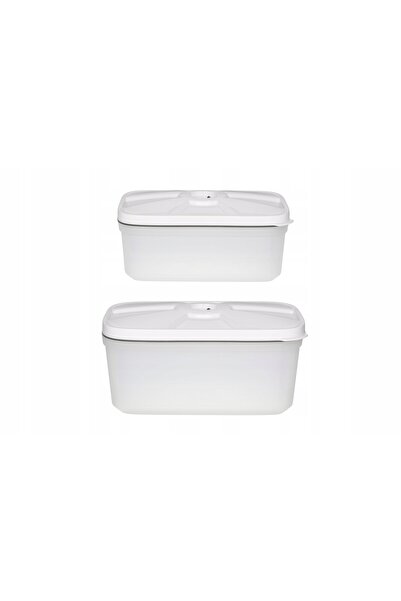 NO BRAND 2 bucăți recipiente din plastic pentru alimente, cu vidare. CU HUSE
