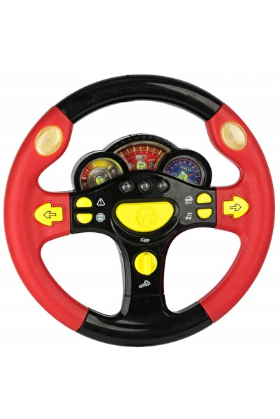 MADEJ PO POLSKI Volan interactiv vorbitor cu lumini, simulator de condus auto