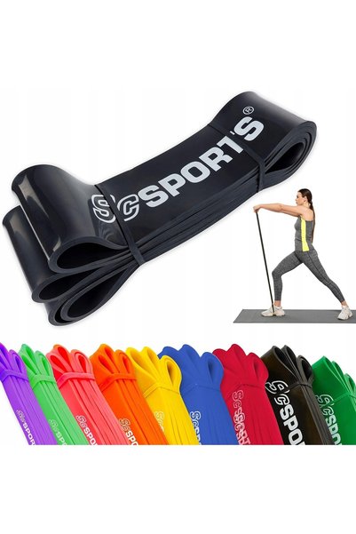 ScSports Benzi de rezistență negre pentru antrenament fitness și exerciții de...