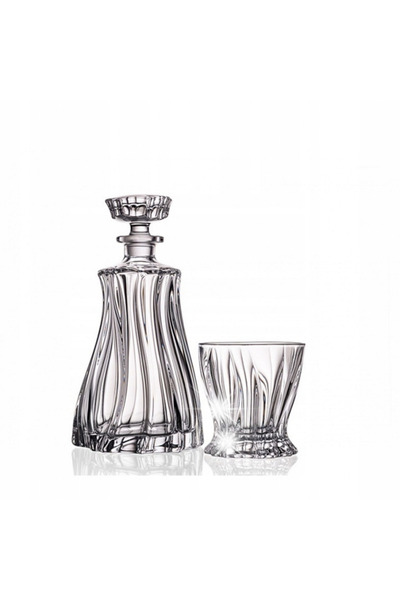 NO BRAND Set pentru whisky, carafă și pahare, cadou BOHENMIA