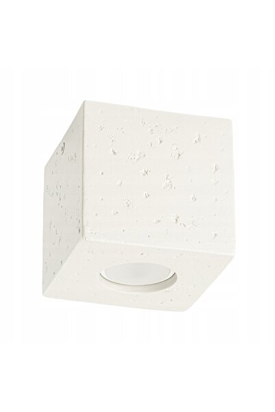 Sollux Lighting Spot de tavan din beton 1xGU10 10W Bej Pătrat