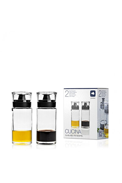 NO BRAND LEONARDO Set de pahare din sticlă pentru ulei și oțet CUCINA