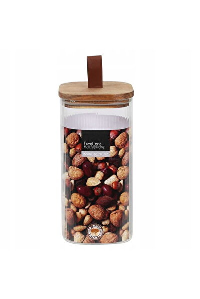 Excellent Houseware 3 borcane de sticlă înalte pentru depozitarea pastelor, 1,5l