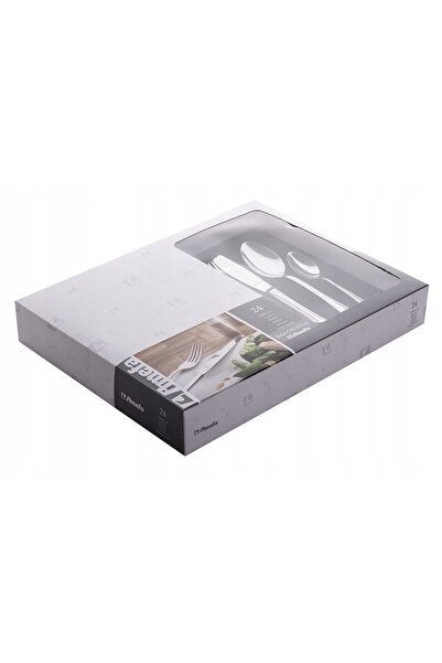Amefa Set de cină din oțel inoxidabil 1245 BARCELONA, 24 de piese, pentru 6 p...