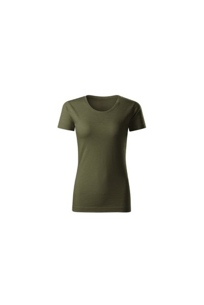Malfini Tricou Damă Malfini, Bumbac Organic 100% Single Jersey Slub, Croială ...