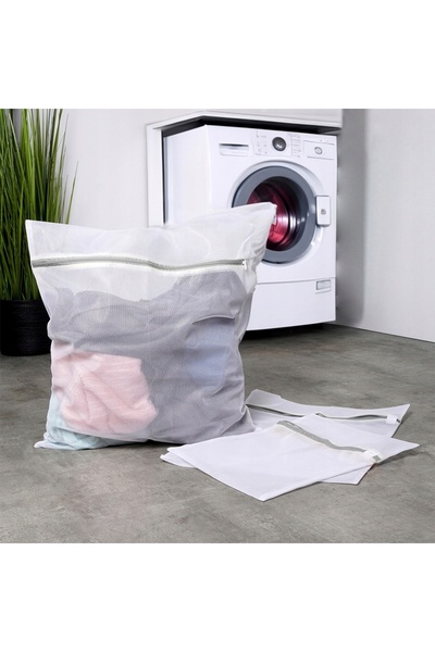 NO BRAND 12x Plasă pentru spălat – sac pentru spălarea hainelor, lenjeriei și...