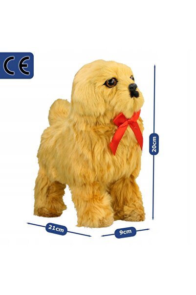 Stator CĂȚEL INTERACTIV DE RASĂ GOLDEN, CONTROLAT PRIN ATINGERE, MERGE, LATRĂ...