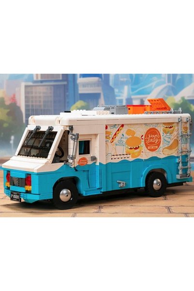 Pantasy Set de construcție cu blocuri 85011 Camion alimentar retro