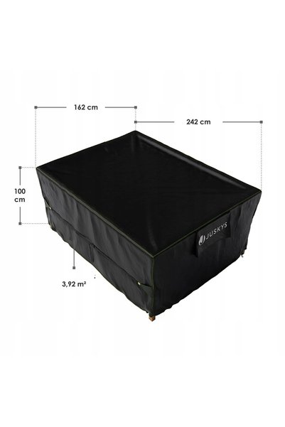 Juskys HUSĂ 242X162X100 PENTRU MOBILIER DE GRĂDINĂ – MASĂ ȘI SCAUNE, IMPERMEA...