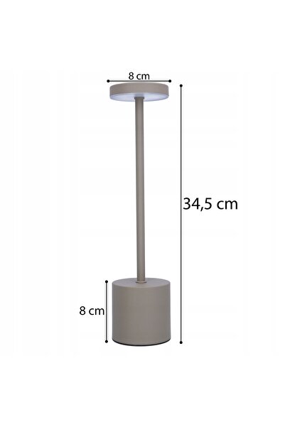 NO BRAND LAMPĂ DE NOAPTE modernă de birou pentru dormitor, lampă de masă gri ...