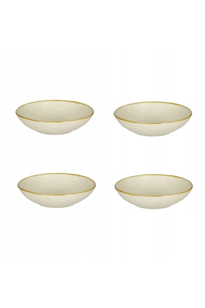 NO BRAND ROSE&TULIPANI CONCERTO AVORIO Set de 4 farfurii de supă 21 cm