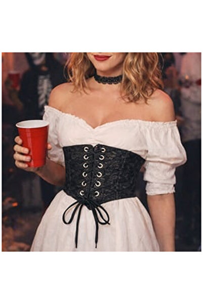 OEM Curea Corset Gothic cu Dantela