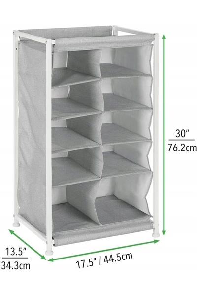 MDesign Organizator de pantofi tip raft, gri