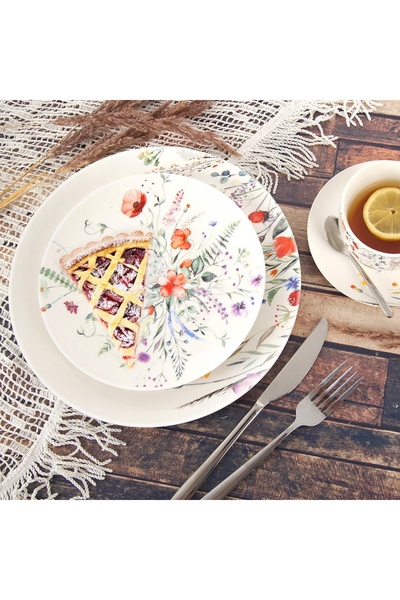 Orion Set de masă – set complet de farfurii de masă și farfurii adânci de des...