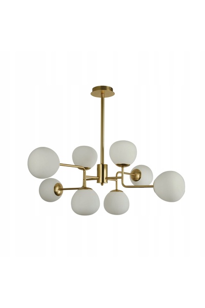 MAYTONI Aplică de perete din cupru decorativă cu glob alb pentru living