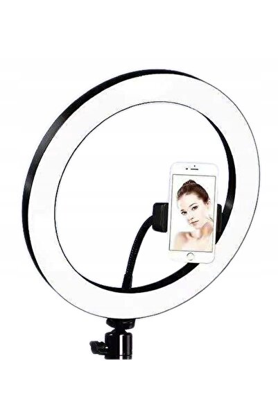Andowl Lampă inelară foto USB + Stativ trepied