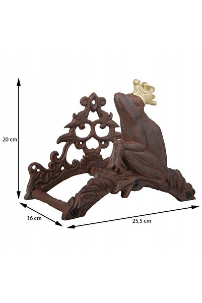 Esschert Design Suport din fontă pentru furtun de grădină, ornament de grădin...