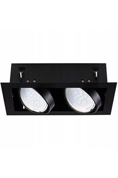 KANLUX MATEO Spot Negru 2xES111 25W Corp de iluminat de tavan metalic