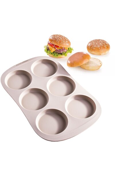 TESCOMA FORMĂ DE SILICON REZISTENTĂ LA CĂLDURĂ PENTRU PĂTĂRI DE HAMBURGER DE ...