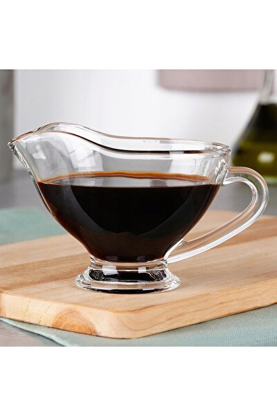 NO BRAND Sosjerka GLASS ulcior de lapte, vas pentru sos, recipient pentru sos...