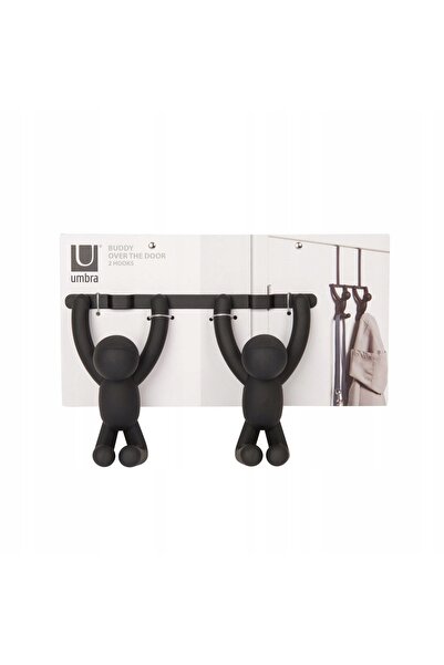 umbra Cuier negru pentru haine, paltoane, pentru hol, baie, modern, BUDDY