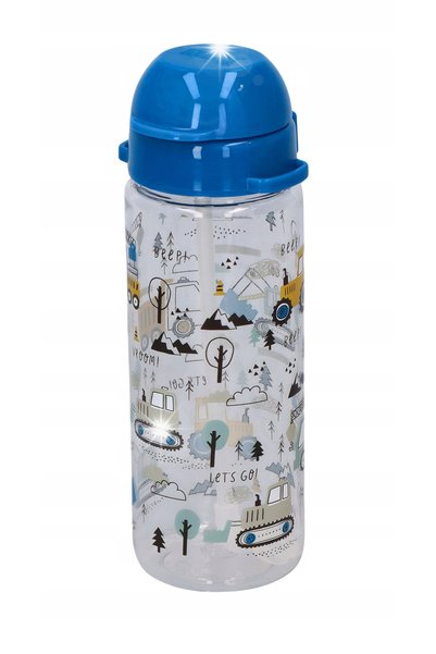 NO BRAND i-total Sticlă de apă „Șantierul de construcții” 400 ml Sticlă din t...