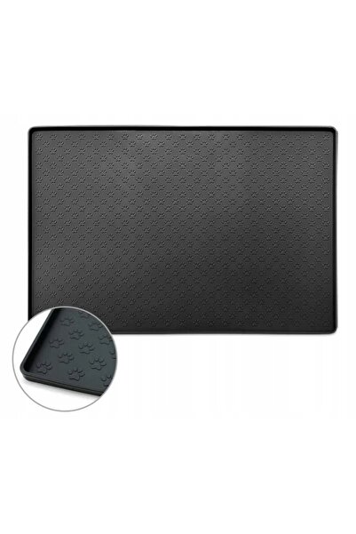 DKM Covoraș din silicon pentru boluri de hrănire câini și pisici, 48x30, moal...