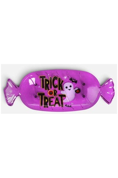 OEM Halloween Plate in the Shape of Purple Candy 35x13x3cm